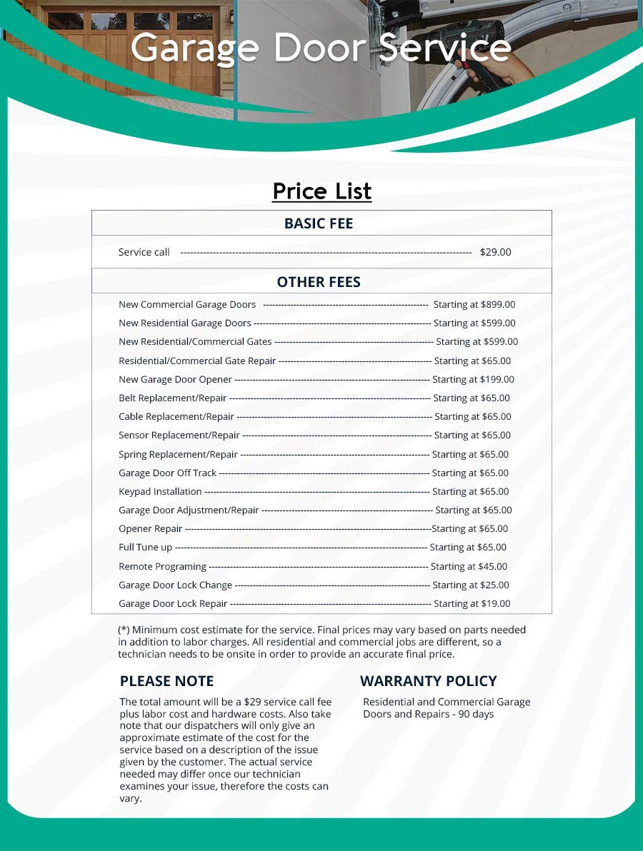 Central Garage Door Service Bernardsville, NJ 908-379-3335